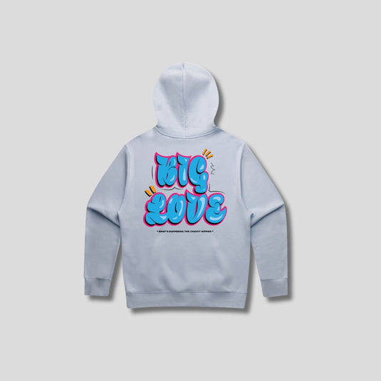 BIG LOVE Hoody Blue